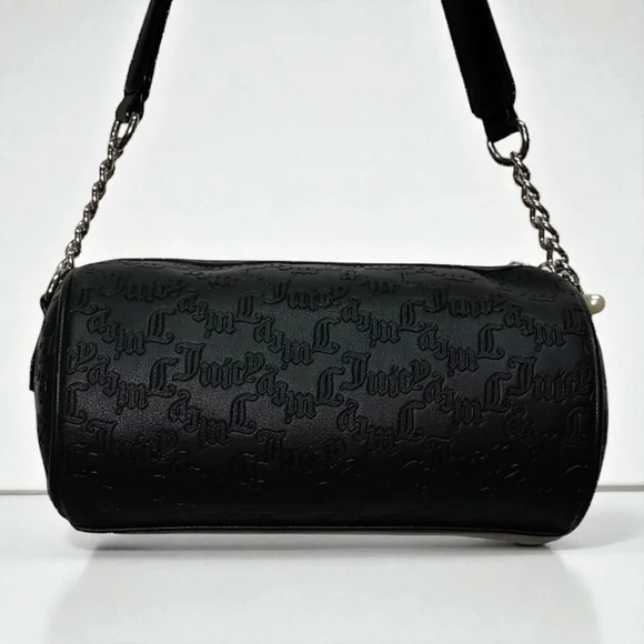 JUICY COUTURE Black String of Pearls SHOULDER BAG - Picture 3 of 5